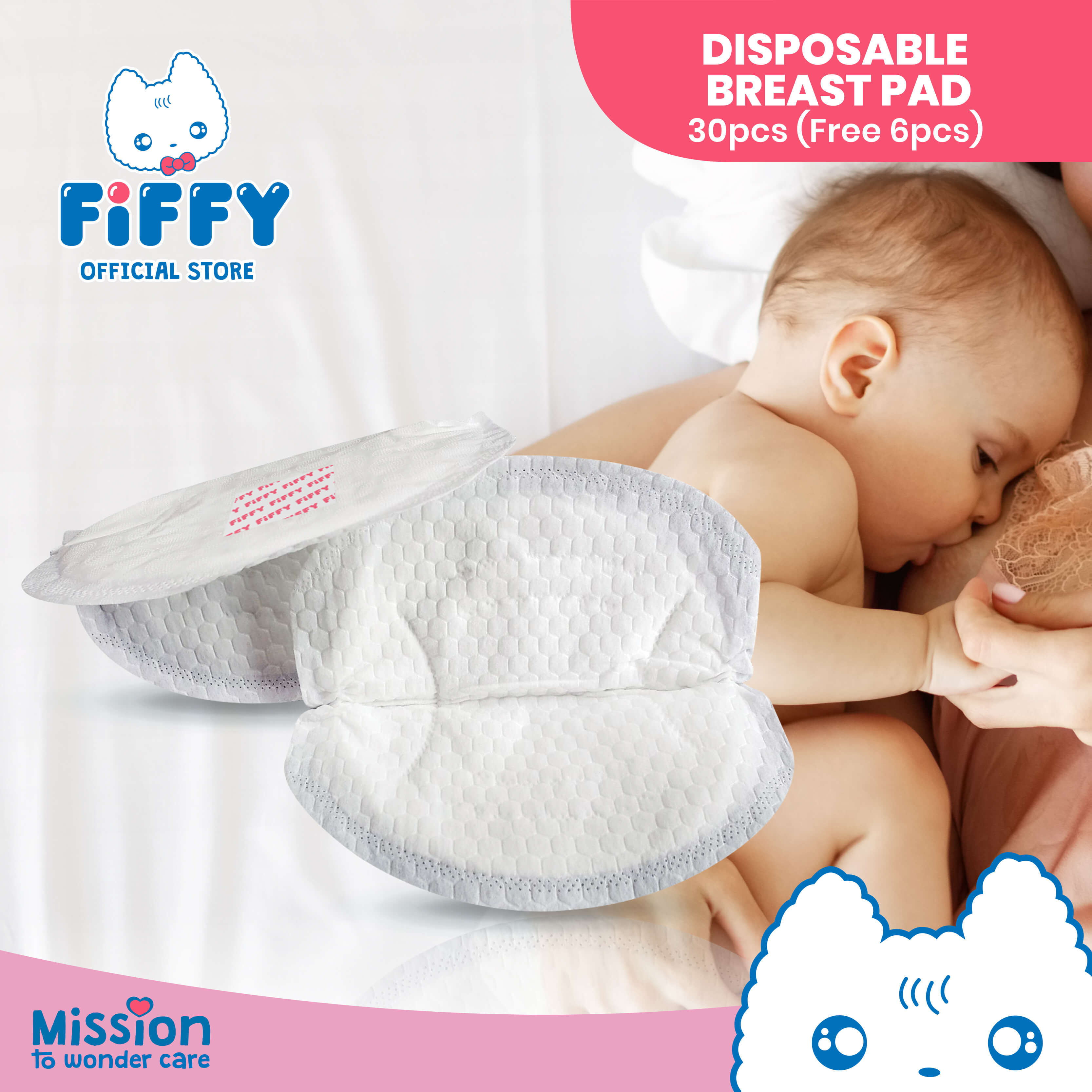 FIFFY ULTRA THIN DISPOSABLE BREASTPAD